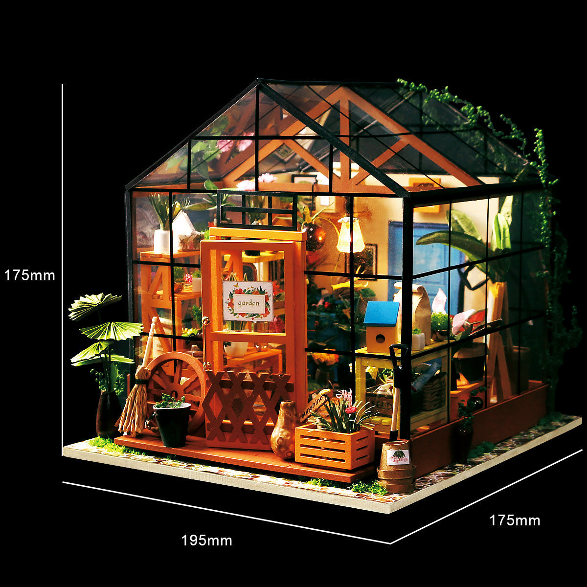 Rolife Cathy’s Flower House - DIY Miniature Dollhouse - DG104