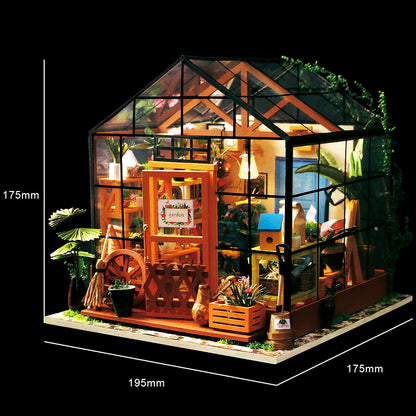 Rolife Cathy’s Flower House - DIY Miniature Dollhouse - DG104