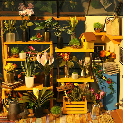 Rolife Cathy’s Flower House - DIY Miniature Dollhouse - DG104