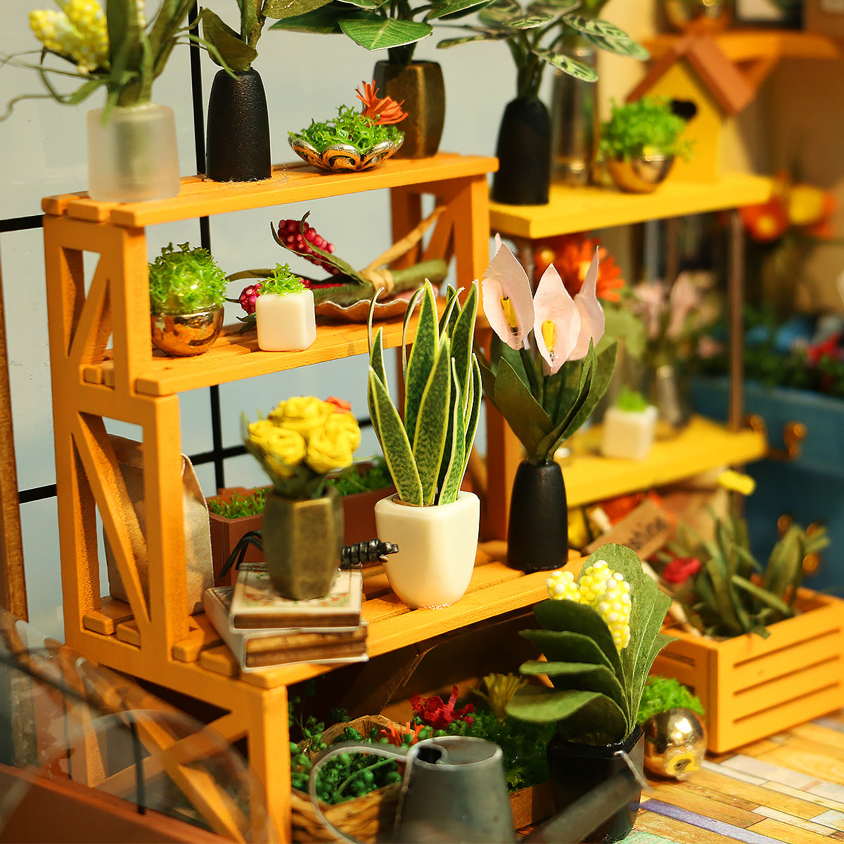 Rolife Cathy’s Flower House - DIY Miniature Dollhouse - DG104