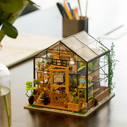 Rolife Cathy’s Flower House - DIY Miniature Dollhouse - DG104