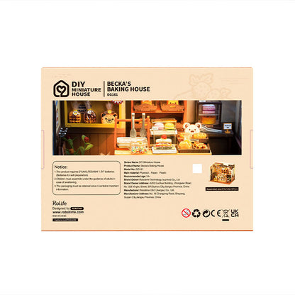 Rolife Becka’s Baking House - DIY Miniature House Kit - DG161