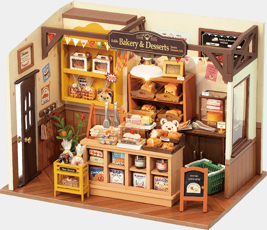 Rolife Becka’s Baking House - DIY Miniature House Kit - DG161