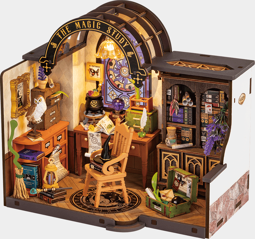 Rolife The Magic Study - DIY Miniature House - DG166