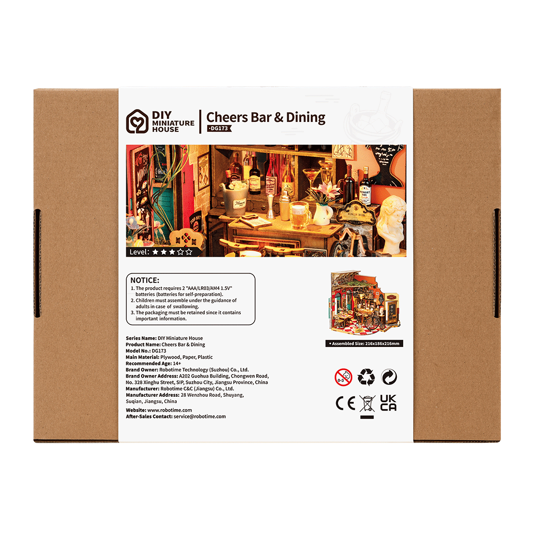 Rolife Cheers Bar & Dining - DIY Miniature House - DG173