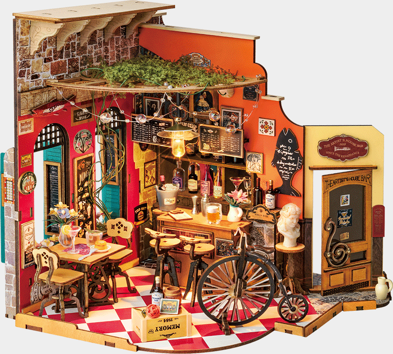 Rolife Cheers Bar & Dining - DIY Miniature House - DG173