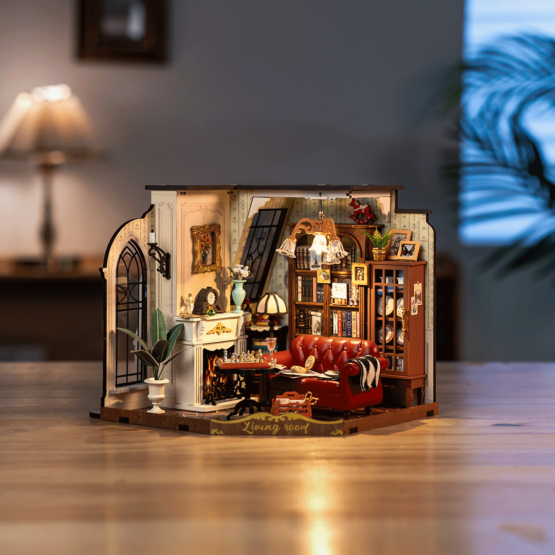 Rolife Catherine’s Living Room - DIY Miniature House - DG175