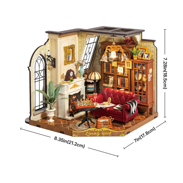 Rolife Catherine’s Living Room - DIY Miniature House - DG175