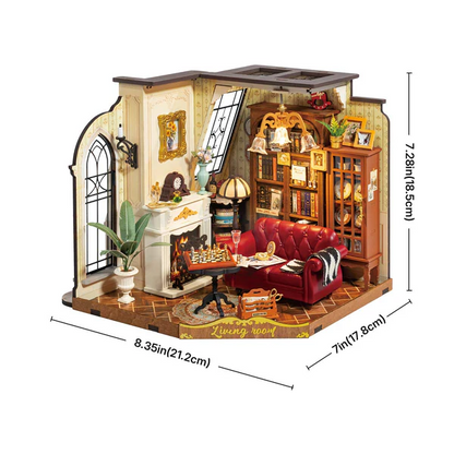 Rolife Catherine’s Living Room - DIY Miniature House - DG175