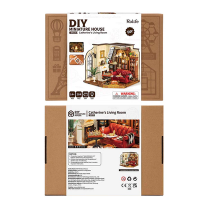 Rolife Catherine’s Living Room - DIY Miniature House - DG175