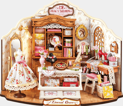 Rolife Elsa’s Tailoring - DIY Miniature House Kit - DG178