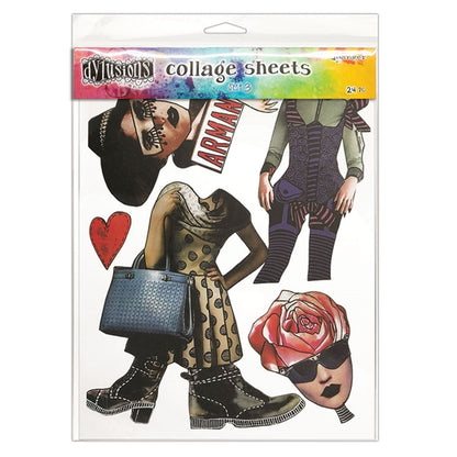 Dylusions Collage Sheets #3 - 24 Sheets