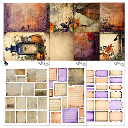 The Crafty Witches Delightfully Spooky Junk Journal Digital Collection