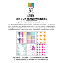 Dina Wakley MEdia Chroma Transparencies - Grunge Specimens