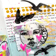 Dina Wakley MEdia Rubber Stamps - Let It Fly