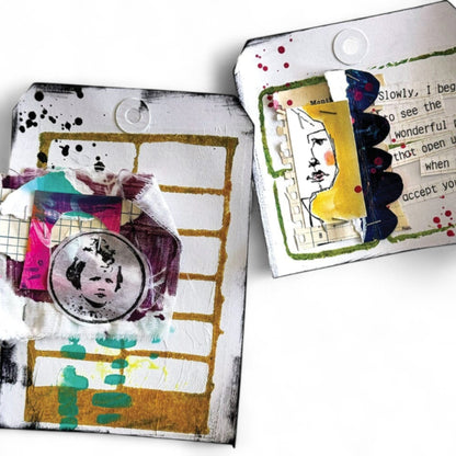 Dina Wakley MEdia Rubber Stamps - Grids It