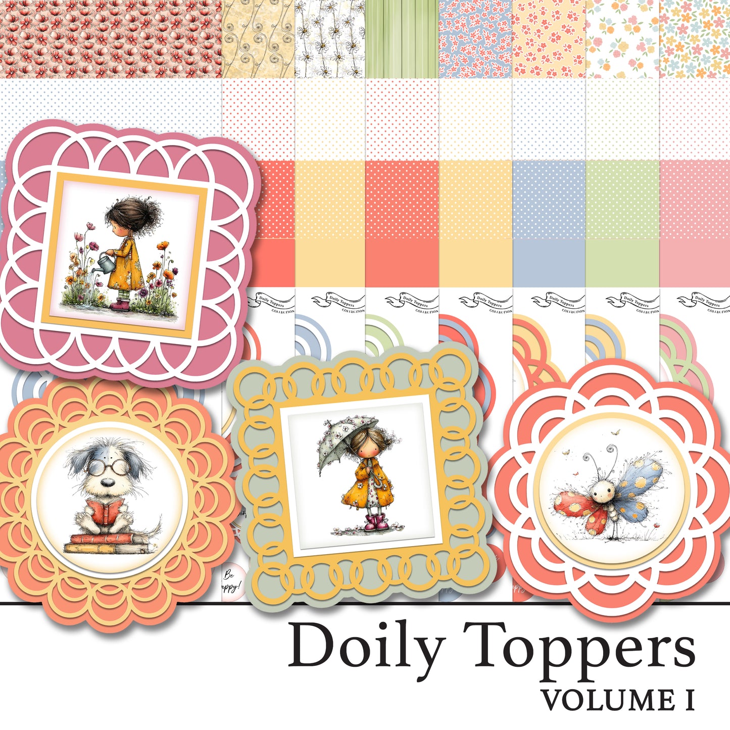 The Crafty Witches Doily Toppers Vol I Digital Collection