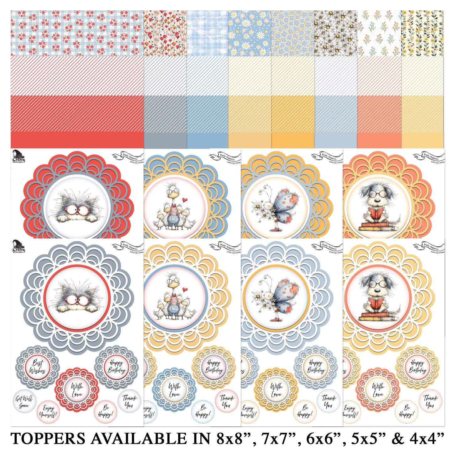 The Crafty Witches Doily Toppers Vol I Digital Collection