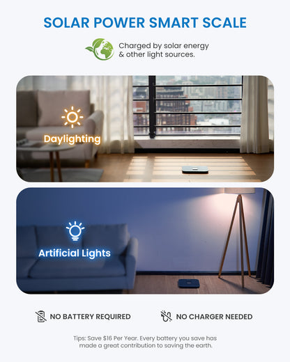 Renpho Smart Solar Body Scales