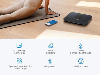 Renpho Smart Solar Body Scales