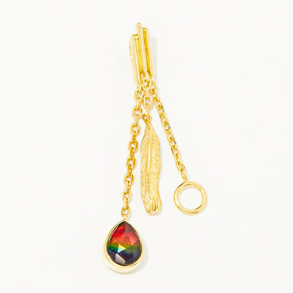 Canadian Ammolite Gems by Kenneth Bradley 'Ellie' Pendant