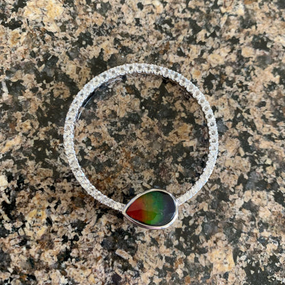 Canadian Ammolite Gems by Kenneth Bradley ‘Elowen’ Pendant
