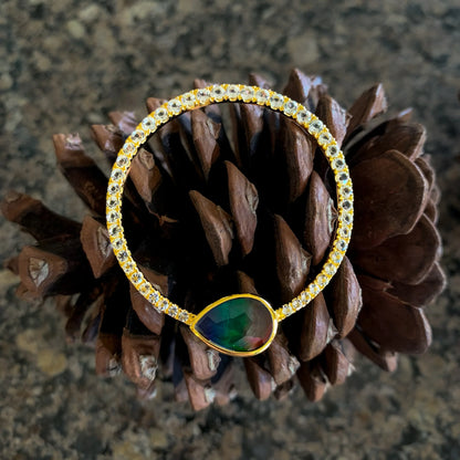 Canadian Ammolite Gems by Kenneth Bradley ‘Elowen’ Pendant