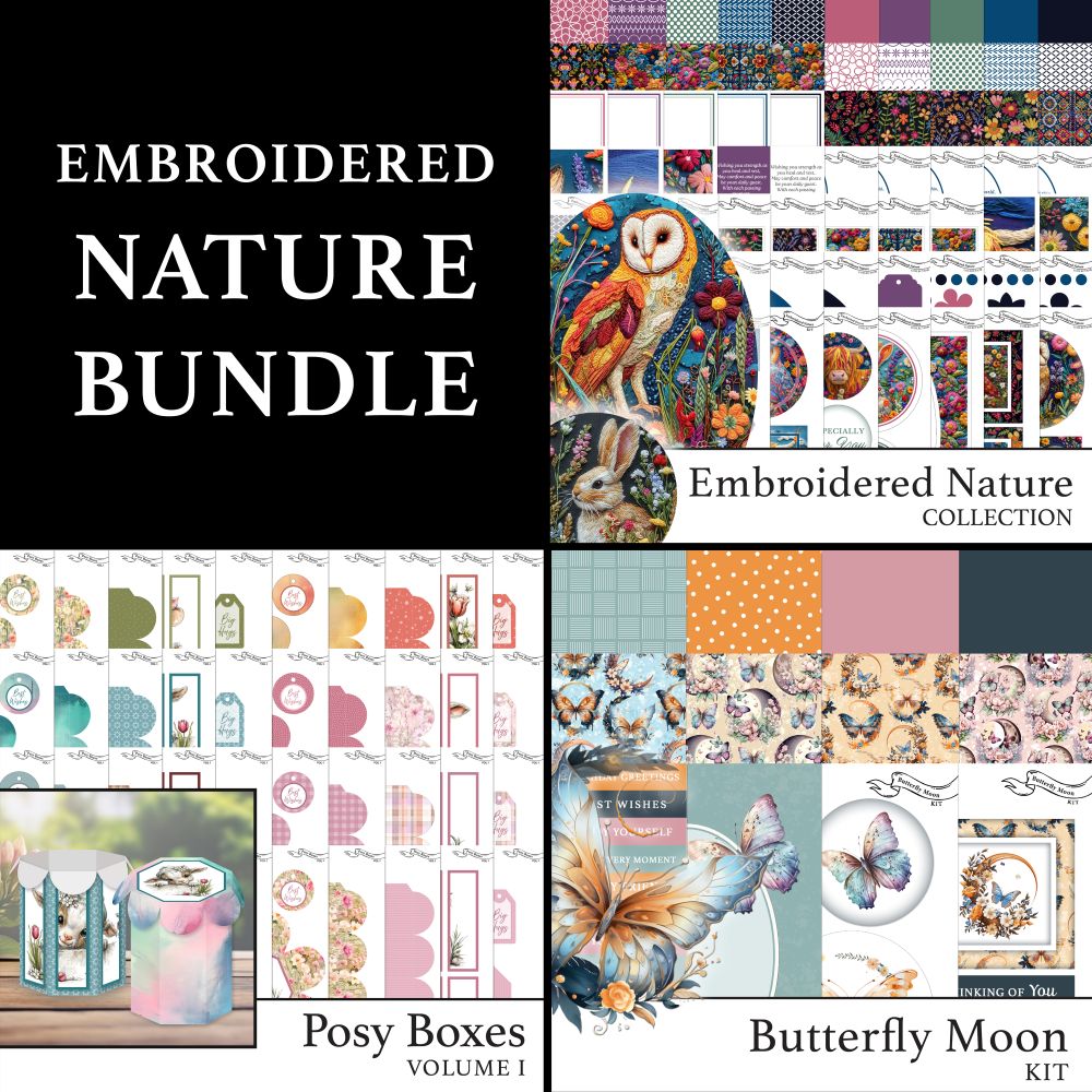 The Crafty Witches Magical Embroidered Nature Digital Bundle