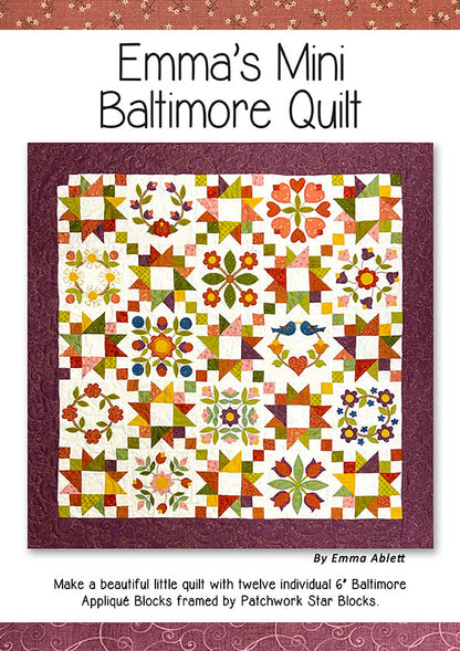 Quilter's Trading Post Emma's Mini Baltimore Quilt Pattern