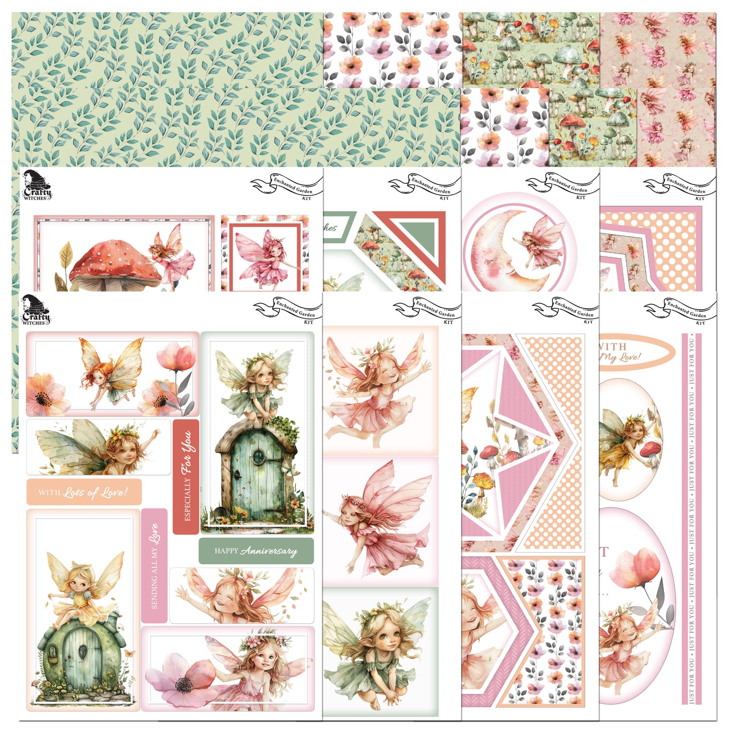 The Crafty Witches Enchanted Garden Digital Collection
