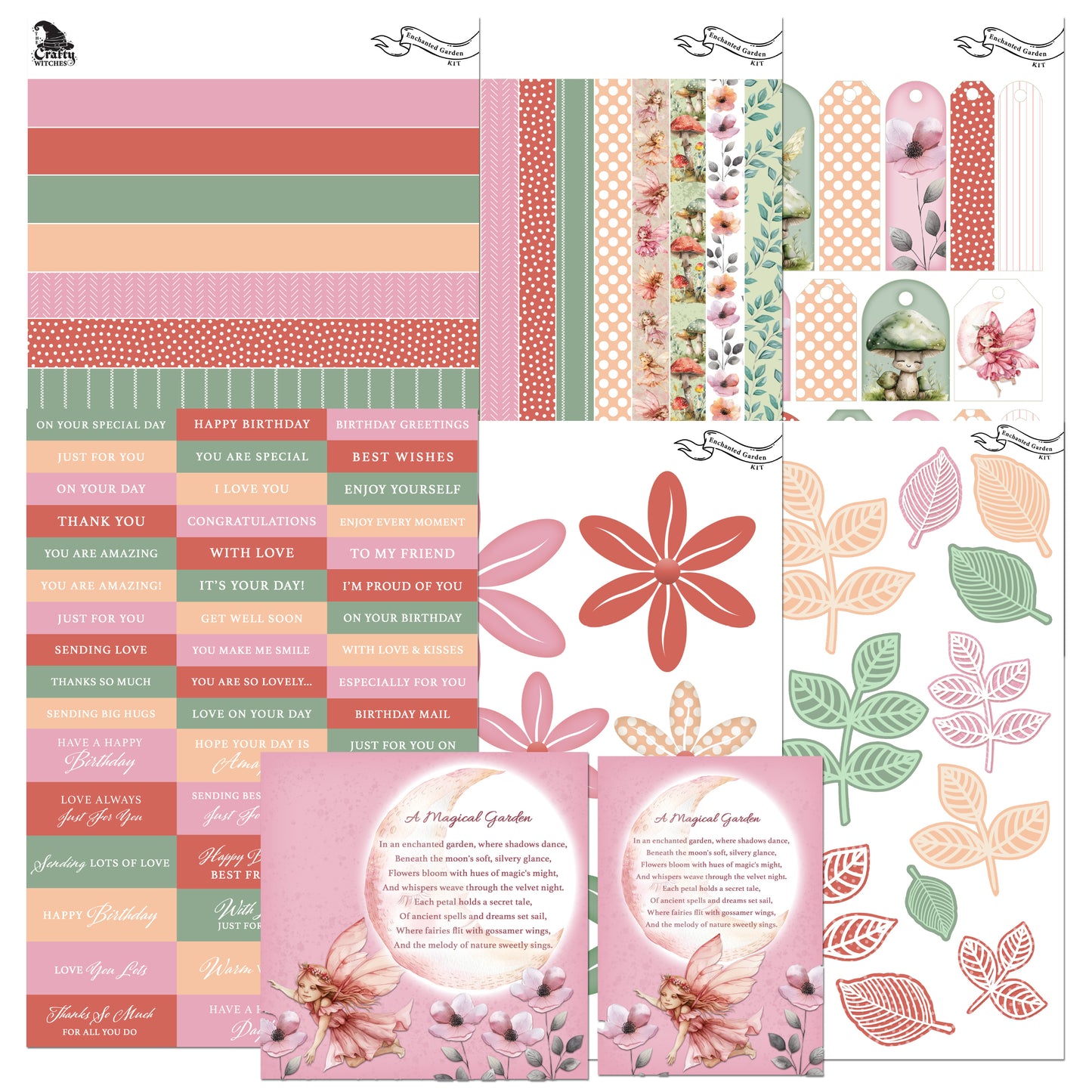 The Crafty Witches Enchanted Garden Digital Collection