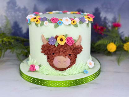 Karen Davies Sugarcraft Highland Cow Silicone Mould