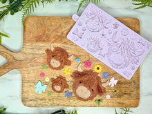 Karen Davies Sugarcraft Highland Cow Silicone Mould