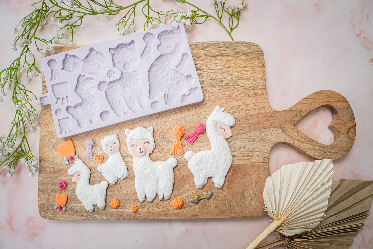 Karen Davies Sugarcraft Alpaca Silicone Mould