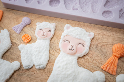 Karen Davies Sugarcraft Alpaca Silicone Mould