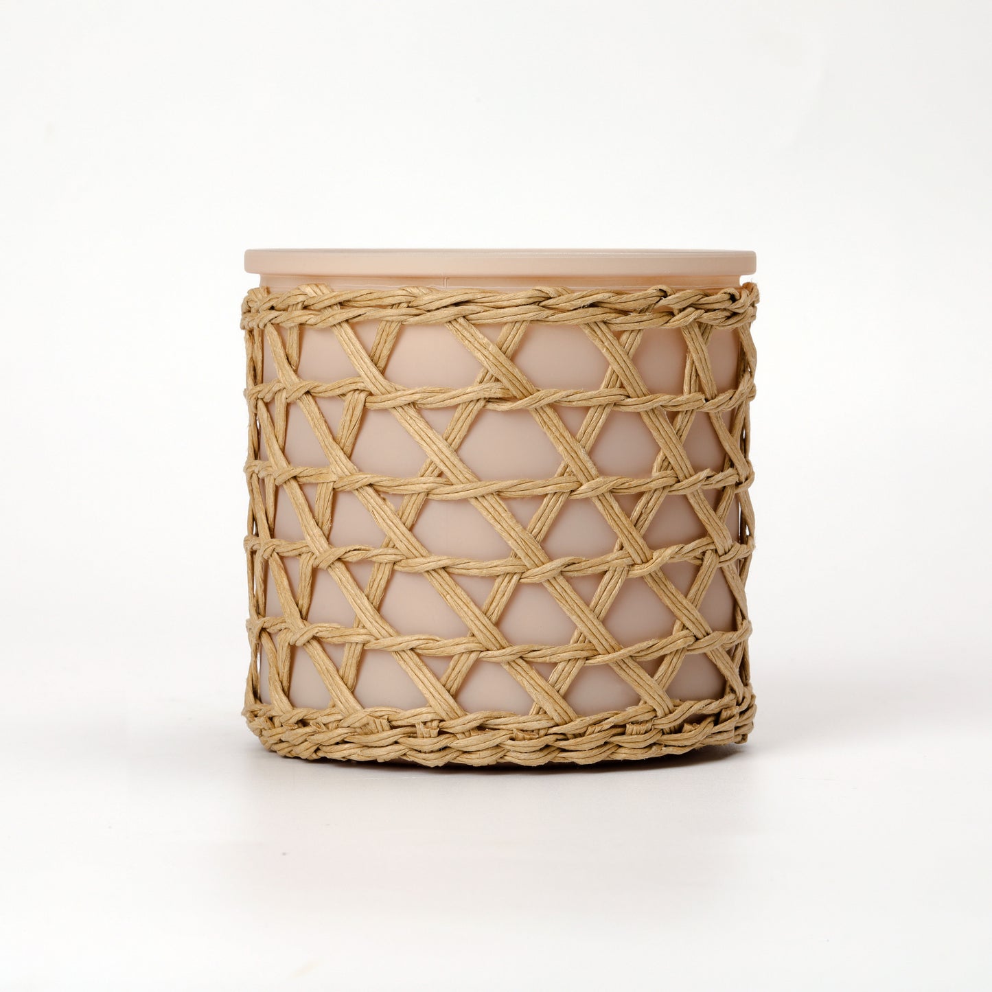 French Connection Woven Detail Luxury Candle 425g - Over 55 hours burn time