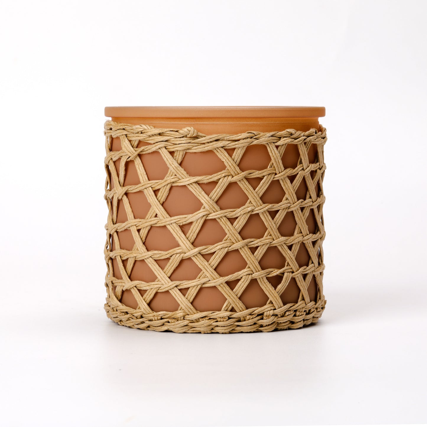 French Connection Woven Detail Luxury Candle 425g - Over 55 hours burn time