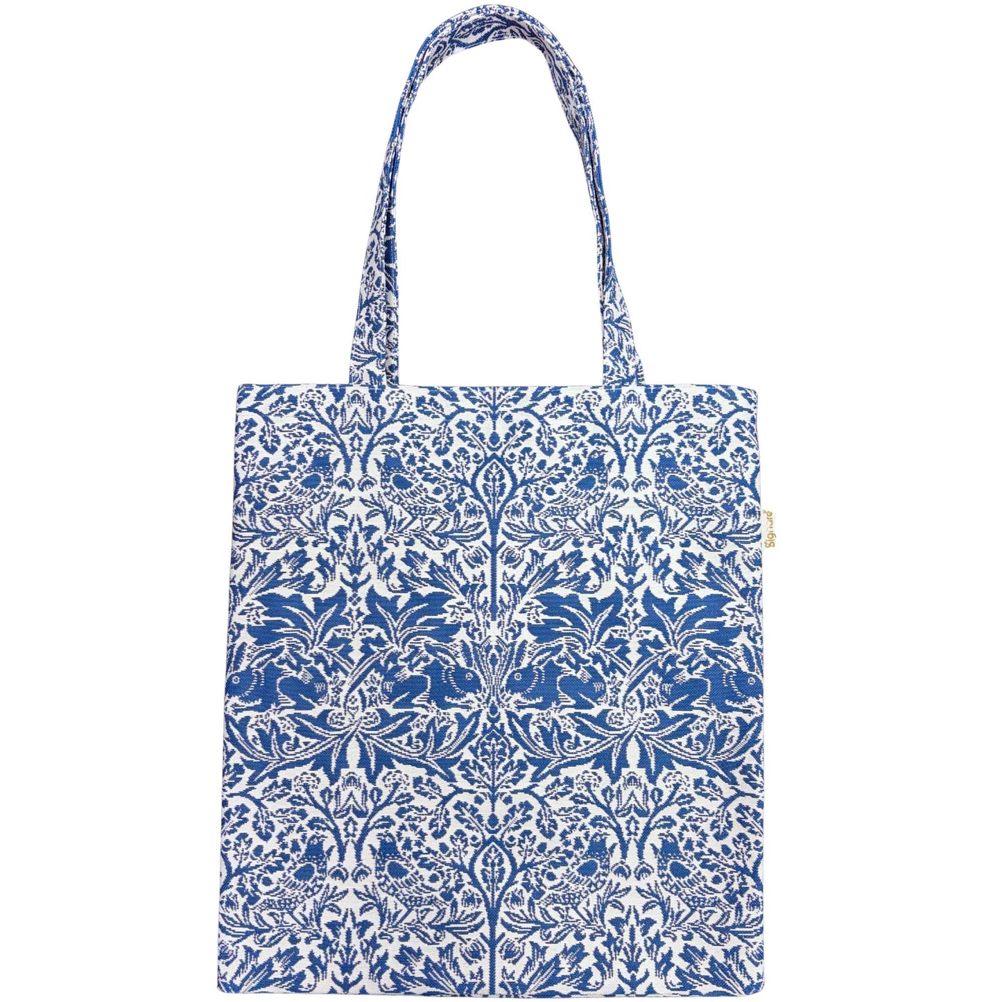 Signare Tapestry William Morris Brother Rabbit Flat Bag with Zip Purse