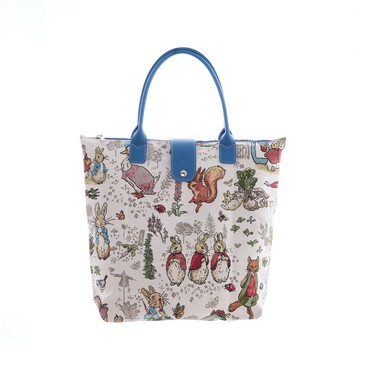 Signare Tapestry Beatrix Potter Peter Rabbit Foldaway Bag with Wristlet