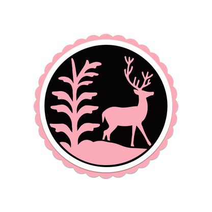 The Crafty Witches Festive Circular Toppers SVG Files