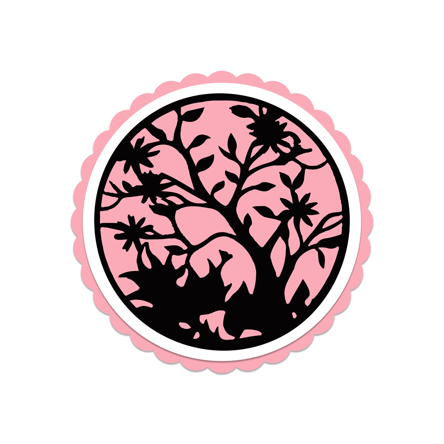 The Crafty Witches Festive Circular Toppers SVG Files