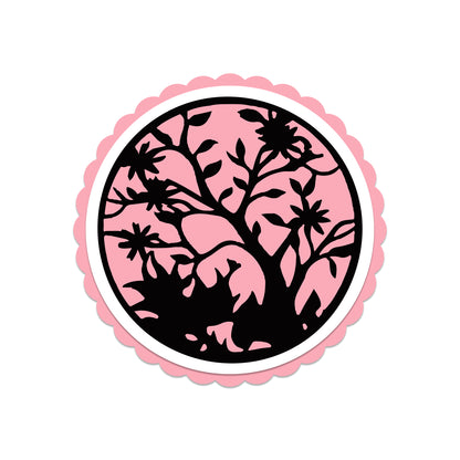 The Crafty Witches Festive Circular Toppers SVG Files