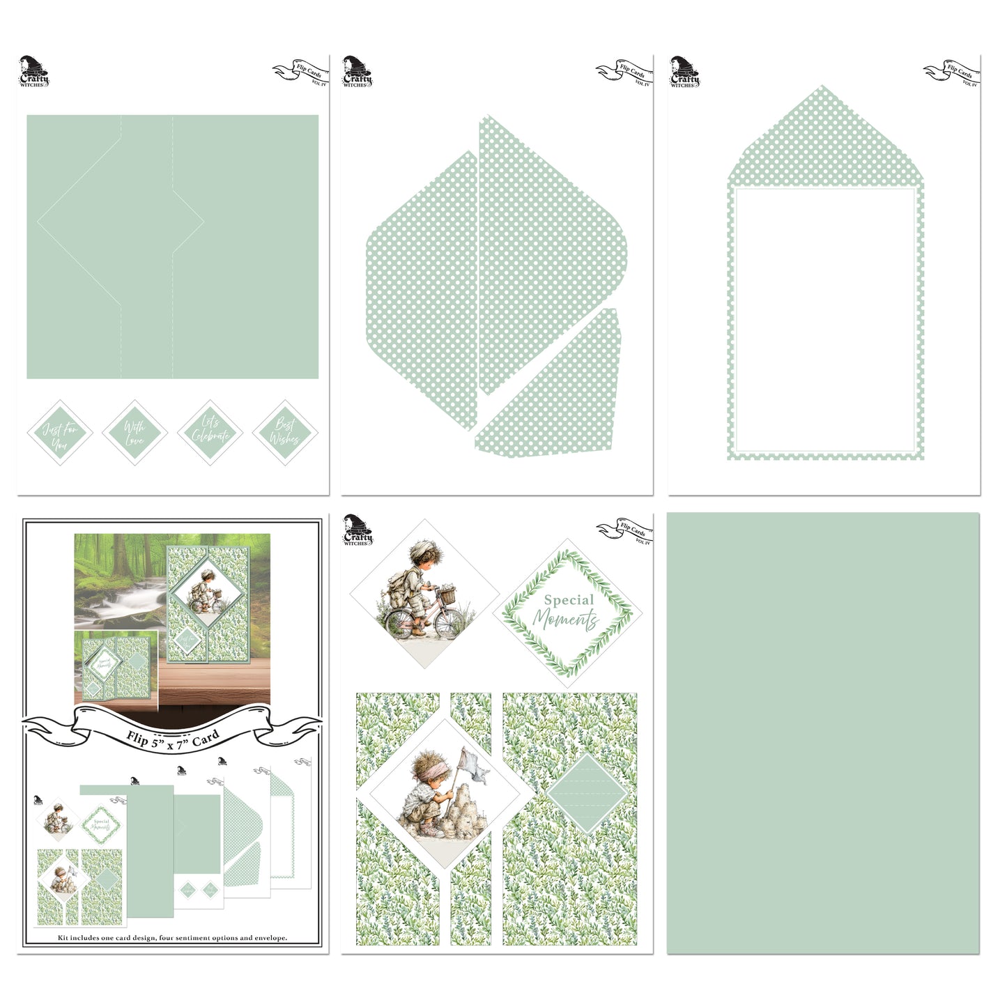 The Crafty Witches Flip Cards Vol IV Digital Collection