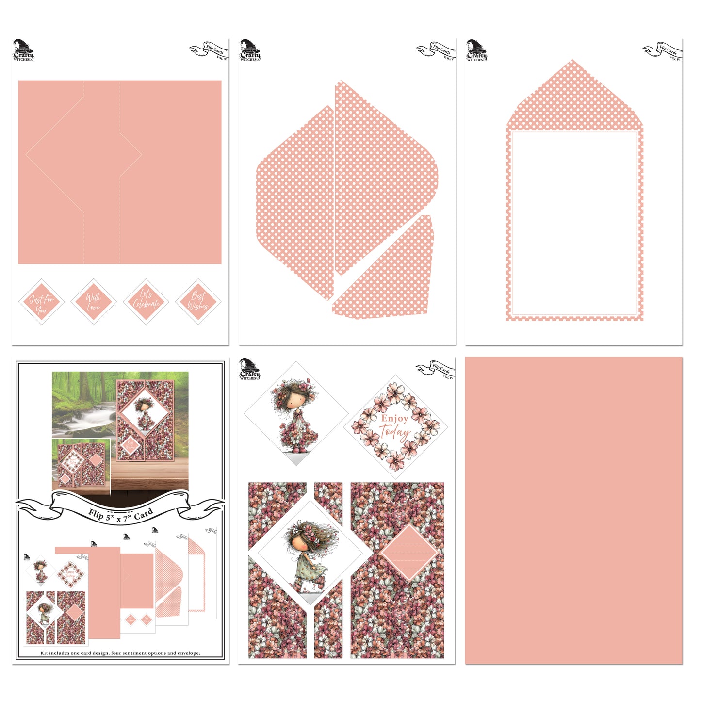The Crafty Witches Flip Cards Vol IV Digital Collection