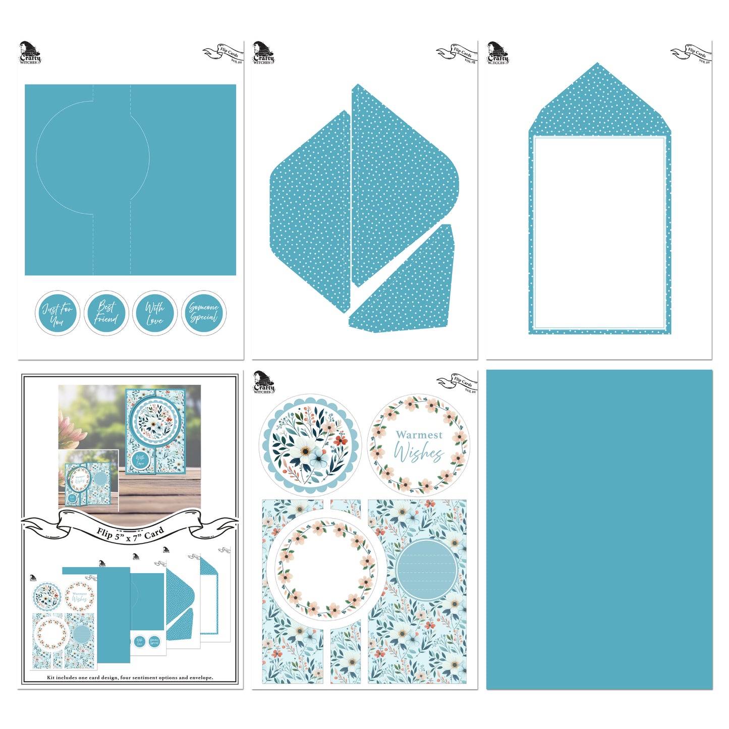 The Crafty Witches Flip Cards Vol III Digital Collection