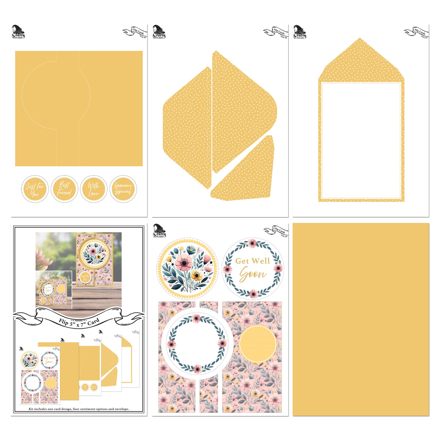 The Crafty Witches Flip Cards Vol III Digital Collection