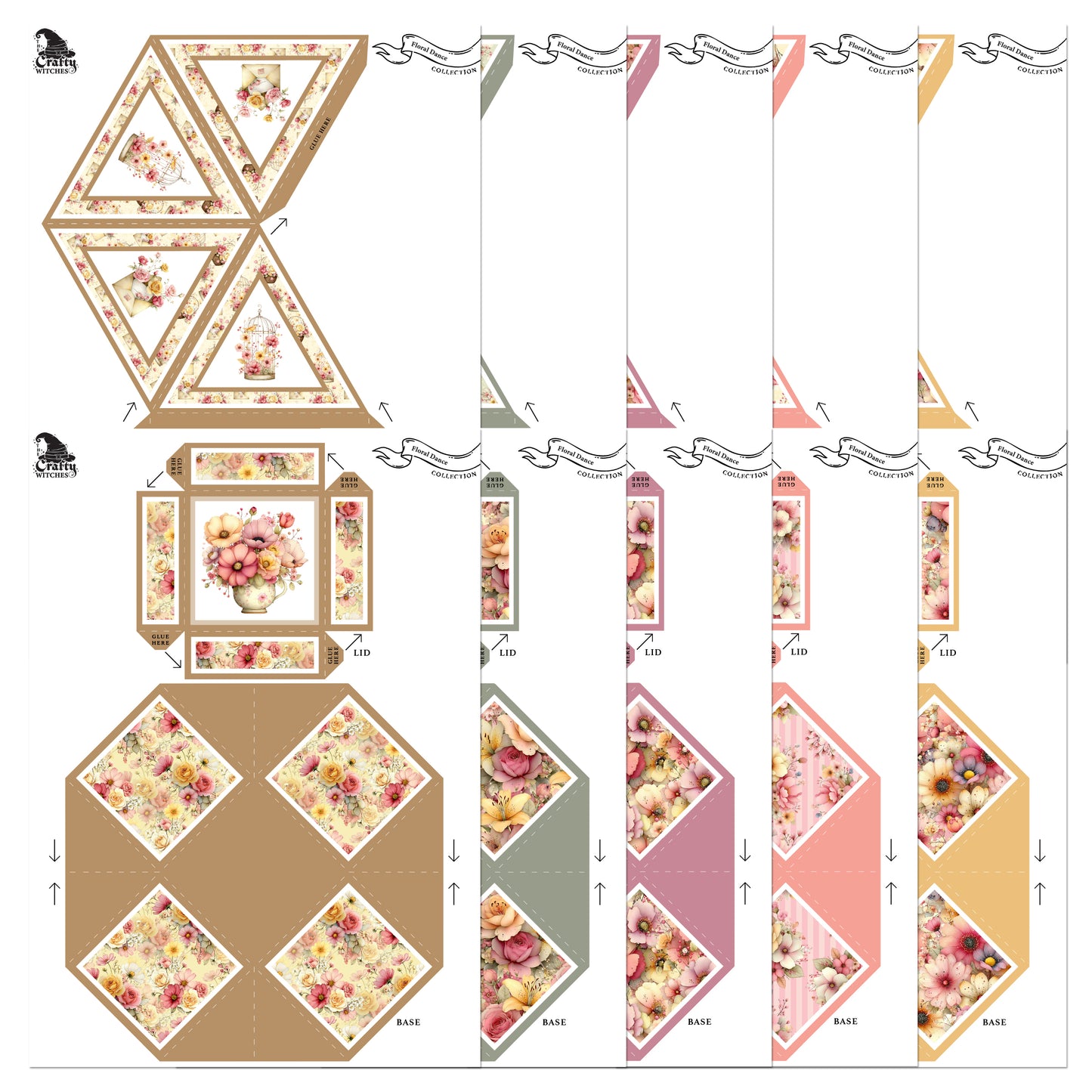 The Crafty Witches Magical Floral Dance Digital Bundle