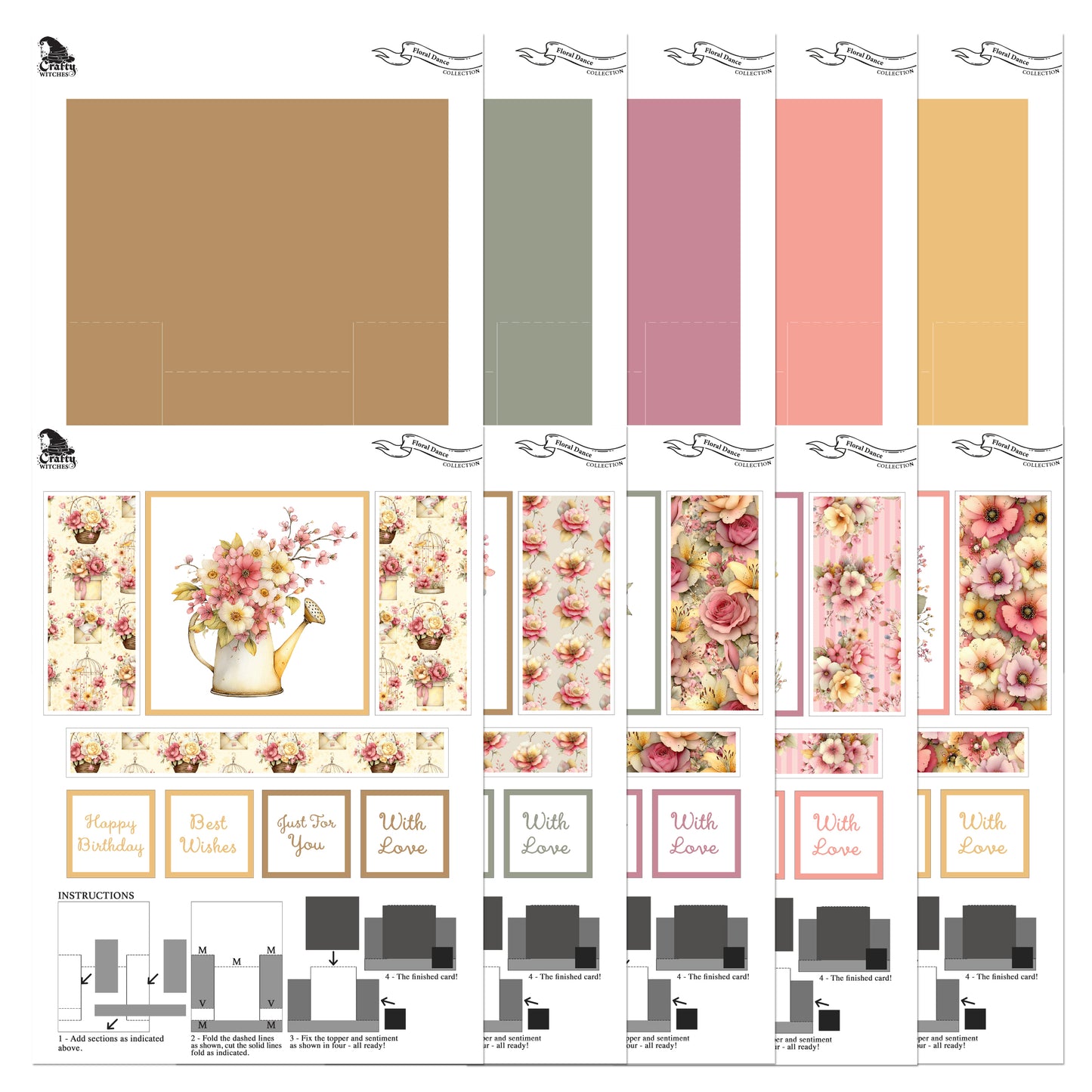 The Crafty Witches Magical Floral Dance Digital Bundle