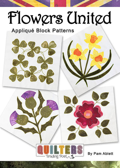 Quilter's Trading Post Flowers United Applique Blocks Pattern
