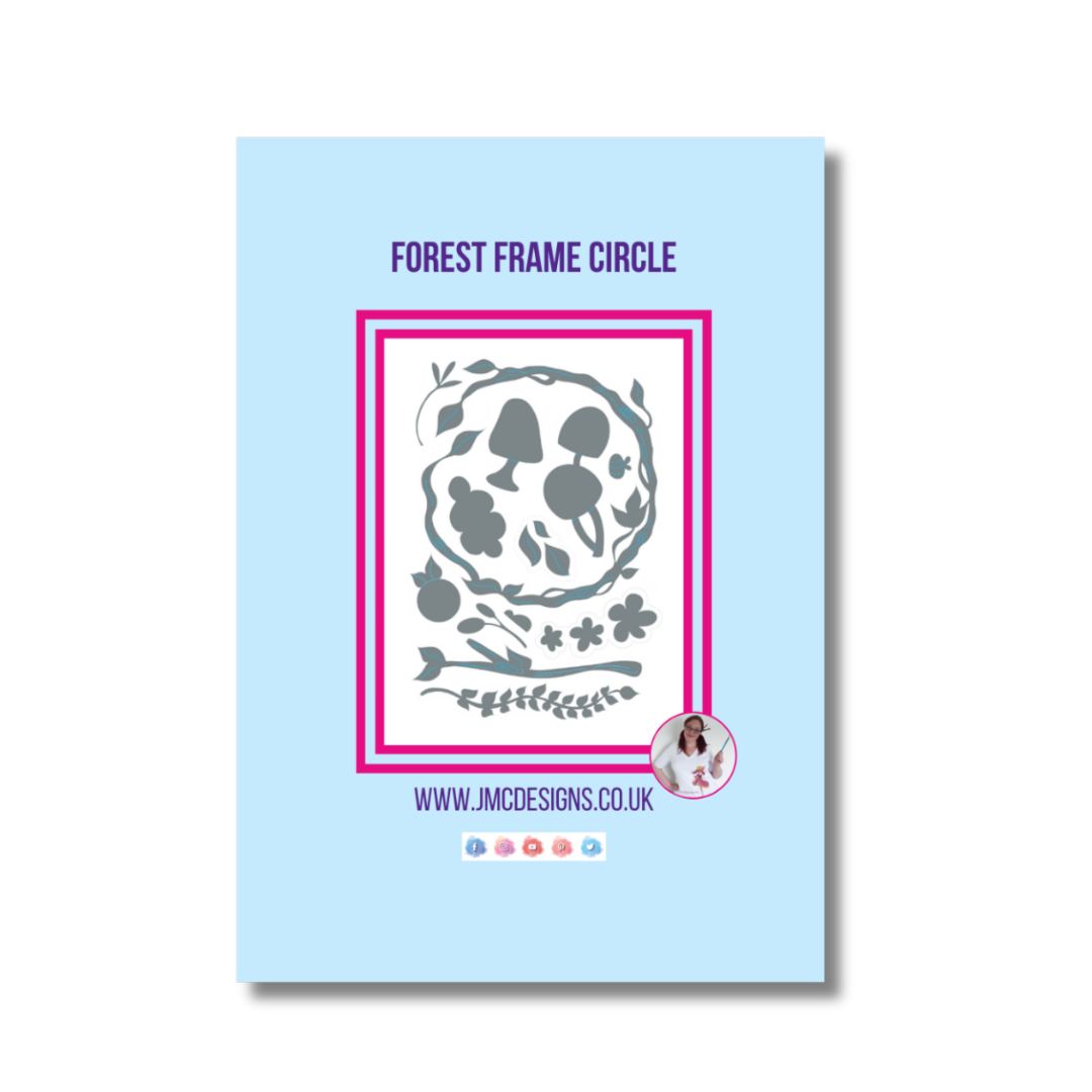 JMC Designs A5 Forest Frame Circle Die Set